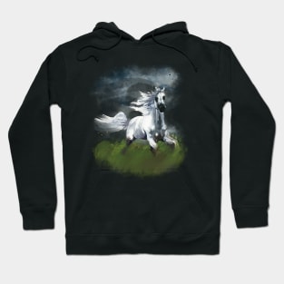 Watercolor horse Hoodie